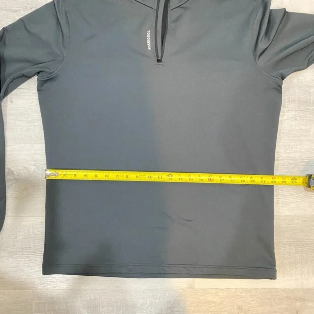 Rossingnol Mens Long Sleeve Top in Dark Slate Ski Layering Shirt Size XL - Picture 9 of 16